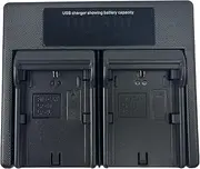 USB LCD Dual Charger for LP-E6 LP-E6N LP-E6NH LP-E6N Pro LP-E6NH pro