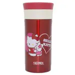 【THERMOS膳魔師】HELLO KITTY不銹鋼真空保溫保冰杯350ML(JMK-351-RK紅色愛心)