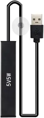 Zicojia 5W Mini Aquarium Heater USB Charging for Small Fish Tank Heater Easy ...