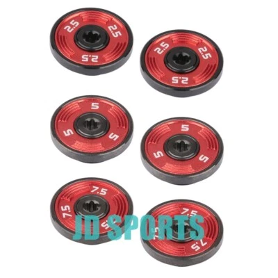2x Red Golf Weights for TaylorMade TP Reserve, Spider GT Max Putter