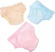 [JOINPAYA] Baby Reusable Training Pants 3 Pack Newborn Diapers Mesh Fabric Comfortable Leakproof Washable Training Pants for Infants