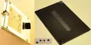 LAPTOP HARD DRIVE CADDY & DOOR COVER WITH 4 SCREWS FOR NEW HP ELITEBOOK 6930