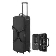 VEVOR Studio Equipment Trolley Case 91 x 30 x 35.5 cm Rolling Camera Bag