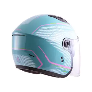 【SOL Helmets】SO-12開放式安全帽 (極光_綠/粉) ｜ SOL安全帽官方商城