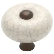 3.2cm Round Crazed Cupboard Knob
