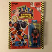 Tyco Crash Dummies SLICK Action Figure in PRO-TEK SUIT (1992) MOC Sealed