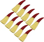 Yardwe 10 Pcs Witch Finger Nail Zombie Finger Nail Finger Flashlights Costume Women Do Not Knock Flower Vase Mini Unicorn Figures False Nail Claw Nails Decore Set Red Halloween