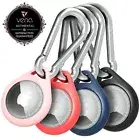 For Apple Airtag 4x Case Cover Keychain Carabiner Air Tags Protective Slim Shell
