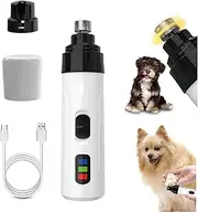 Dog Nail Grinder Quiet,Pet Nail Grinder for Dogs,Rechargeable Electric Dog Nail Trimmers Painless Paws Grooming & Smoothing Tool,Suitable for All Dogs and Breeds
