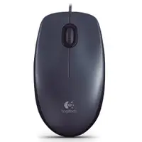 在飛比找蝦皮商城優惠-Logitech羅技 USB有線光學滑鼠M90-黑灰【愛買】