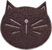 Beautiful Cat Cushion Foldable Machine Washable Cat Litter Mat Durable Non Slip Dog Mattress Protect Floor and Carpet Easy Clean Pet Bed Mat for Kittens Gray (Color : Brown)