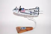 USS LEXINGTON “Blue Ghost” 1977 C-1 Trader Model, 1/46th Scale, COD, Mahogany