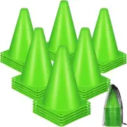 Syhood 30 Pack 7 Inch Plastic Traffic Cones Sports Training Agility Marker Mi...