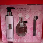 VIKTOR & ROLF FLOWERBOMB GIFT SET EDP100ML+10ML+ BODY LOTION 200ML AUTHENTIC
