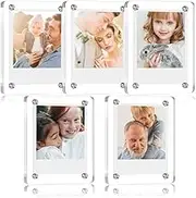 Binxind Magnetic Photo Frame Display Rack Photo Album Desktop Swing Table