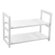 Boxsweden 71cm 2 Tier In-Cupboard Shelf Stand Storage Storage Home Organiser