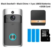 Smart WiFi Video Doorbell Camera Visual Intercom With Chime Night vision IP