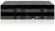 Icydock MB524SP-B flexiDOCK 4x2.5"SSD Dock Trayless Hot-Swap SATA/SAS mobileRack