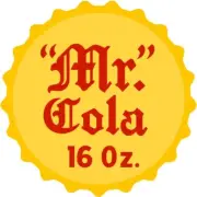 Mr. Cola Bottle Cap Theme NEW Sign 40" Diameter Diecut USA STEEL