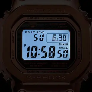 【CASIO 卡西歐】G-SHOCK 全金屬 太陽能 電波藍牙多功能腕錶 母親節 禮物(GMW-B5000GD-4)