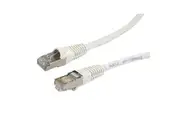 Dynamix PLW-AUGS-30 Cat6A RJ45 Patch Lead - 30m - White S/FTP - Shielded - 10G -