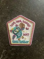 Girl Scout Patch Goal Getter Cookies 2017