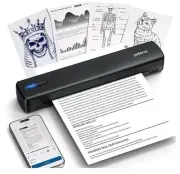 Portable Printer Wireless for Travel Bluetooth Thermal Support. B9