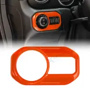 Orange Headlight Switch Button Cover For Jeep Wrangler JL JLU Gladiator 2018+