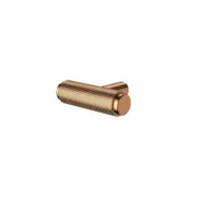 MEIR Oppen Linear Knurled T-Pull Cabinet Handle - PVD Lustre Bronze