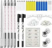 MOKOHOA Microblading Kit, Eyebrow Microblading Pen Microblade Kit with microblading blades Microblading Supplies for Permanent Makeup Supplies