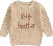 [CHAUKAREAUL] Big Brother Little Brother Matching Outfits Long Sleeve Toddler Baby Boy Sweatshirt Shirt Winter Clothes