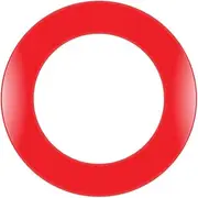 Formula Sports - 1 Piece Dartboard Surround - Black, Red