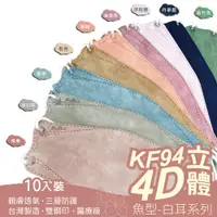 在飛比找PChome24h購物優惠-【釩泰】醫用KF94韓版口罩 4D立體口罩 成人款(全新9色