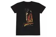 Indiana Jones Unisex Adult Temple Of Doom T-Shirt (Black) - UTHE1543