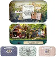 Box Theatre Doll House Furniture Miniature, 1:24 DIY Dollhouse Kit for Kids (Countryside Notes)