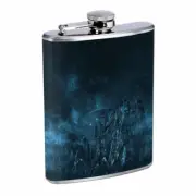 UFO Cosmos Em1 Flask 8oz Stainless Steel Hip Drinking Whiskey