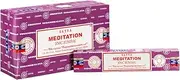 SATYA Incense - Meditation | Pack of 12-15GM (15 Sticks)
