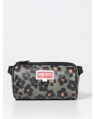 Kenzo Leopard Print Cosmetic Pouch Women Multicolor Mini Bags