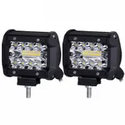 4 Inch LED Work Cube Light Bar Pods Fog Lamp Pickup Driving SUV UTV 4WD Offroad