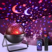 ONEFIRE Night Light Projector for Kids, Bluetooth Music Star Lights for Bedro...
