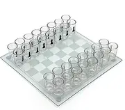 Shot Glass Chess Drinking Game Set Large Board Drink Games