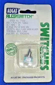 AUGAT ALCOSWITCH #77020 SPDT MINI BAT TOGGLE SWITCH MTM106DRA *NIB*