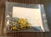 12Pcs Double Magnetic Necklace Clasps Gold Silver Closures Jewelry Making New