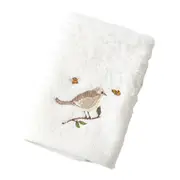 Pilbeam Living Cotton Natura Face Washer Hand Towel Bathroom Decor White/BRWN