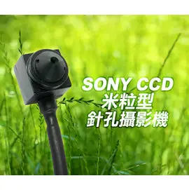 *商檢字號：D3A742* 日本SONY CCD世界最小米粒型針孔攝影機(高解析度/0.01LUX低照度)