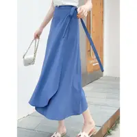 在飛比找ETMall東森購物網優惠-一片式韓版氣質高腰顯瘦半身裙