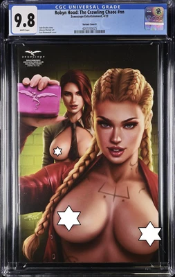Zenescope Grimm Fairy Tales Robyn Hood C Chaos nn H LE 100 CGC 9.8 Sun Khamunaki