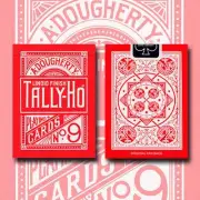 TALLY HO REVERSE FAN BACK RED DECK PLAYING CARDS BY ALOY STUDIOS