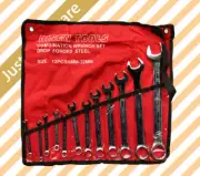 12 pcs Metric 6-32MM Spanner Set Combination Wrench Open Ring