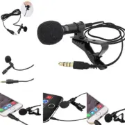 Lavalier Mic Microphone Case For IPhone Smart Phone Recording PC Clip-on Lape`UU